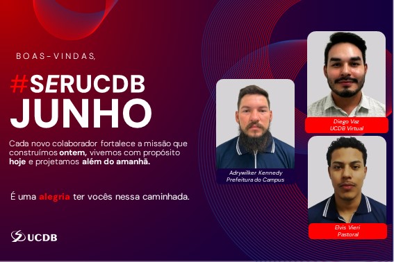 UCDB recebe dez novos colaboradores no mês de junho