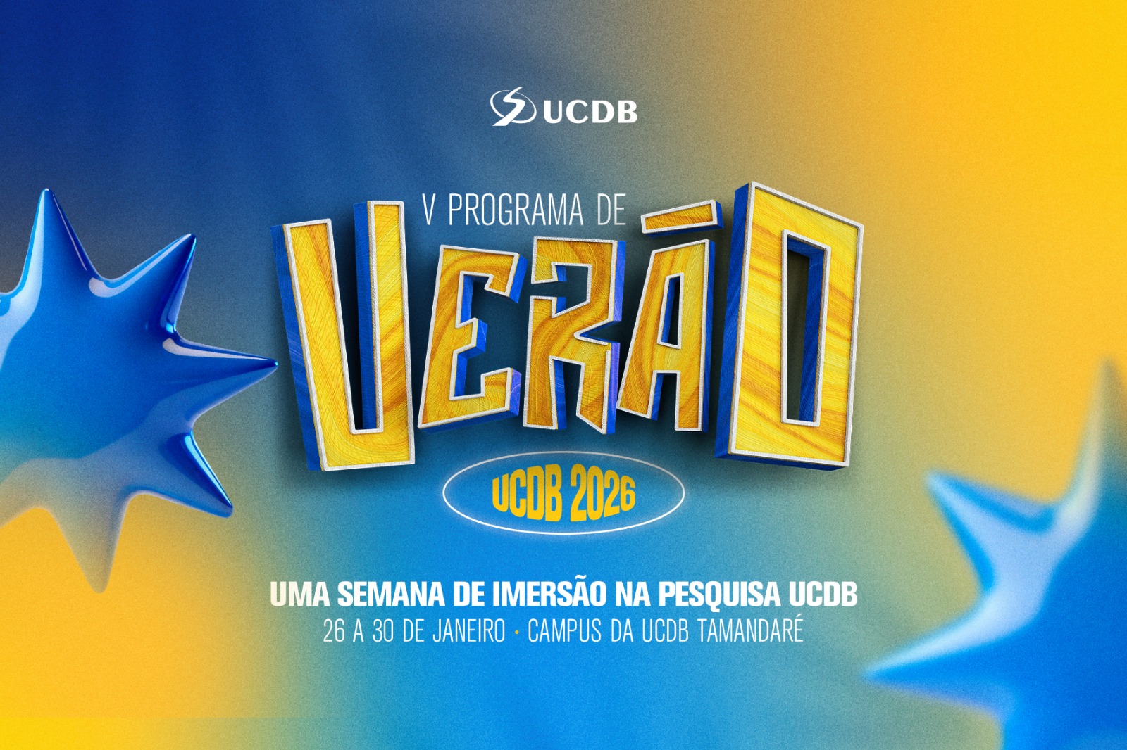 Inscrição para o Programa de Verão UCDB vai até 20 de janeiro