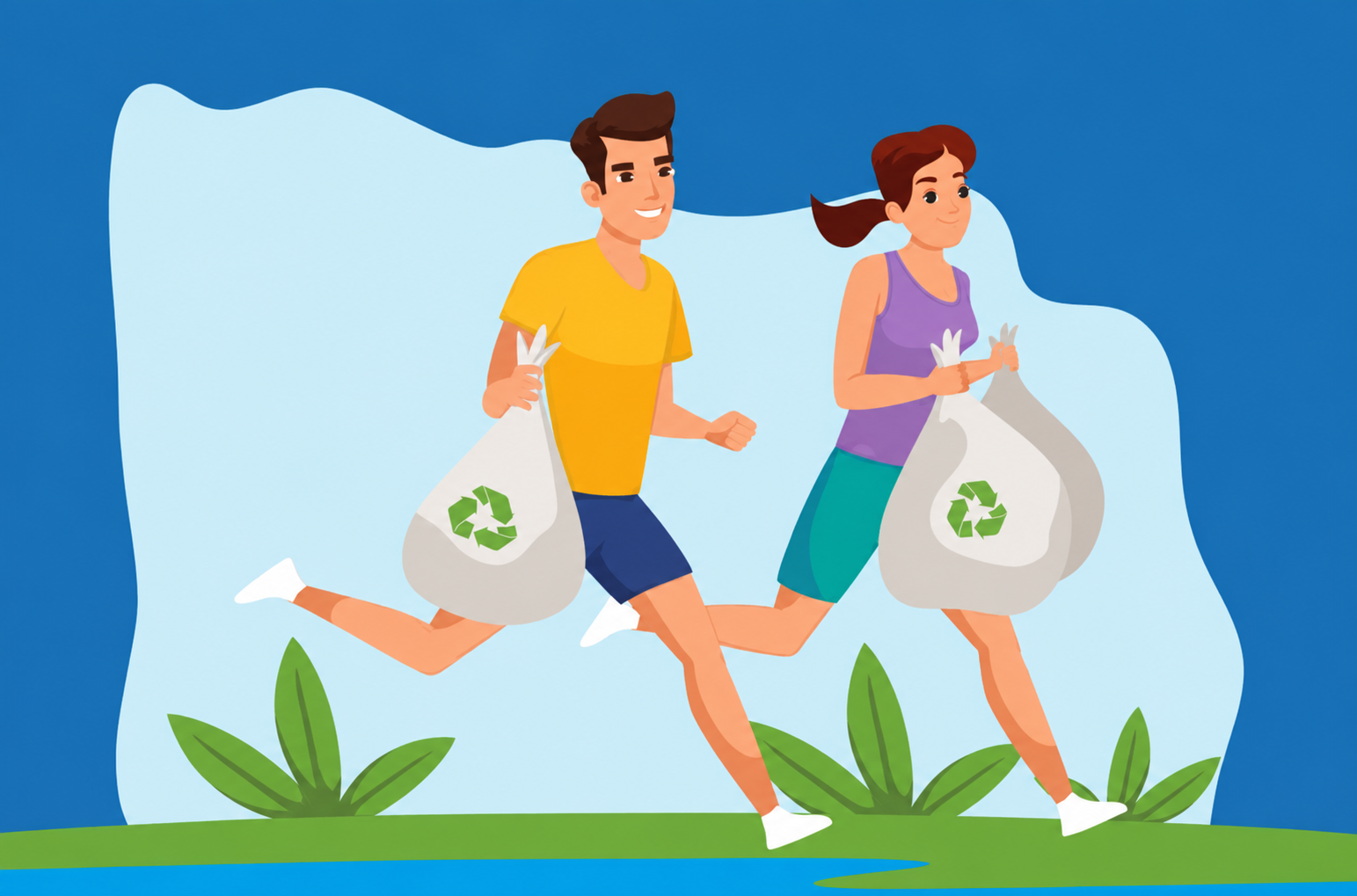 Curso de Educação Física da UCDB promove ação de plogging em Campo Grande