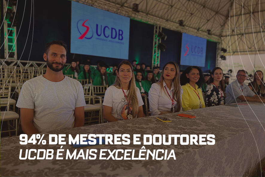 Temos 94% de mestres e doutores: mais excelência acadêmica na formação profissional