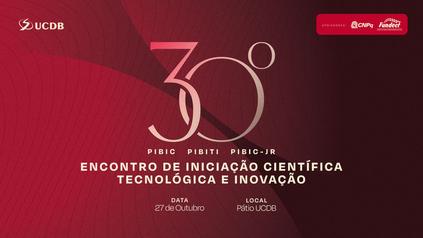 XXX ENCONTRO DE INICIAÇÃO CIENTÍFICA TECNOLÓGICA UCDB