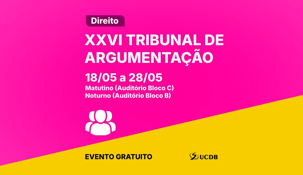 XXVI TRIBUNAL DE ARGUMENTAÇÃO