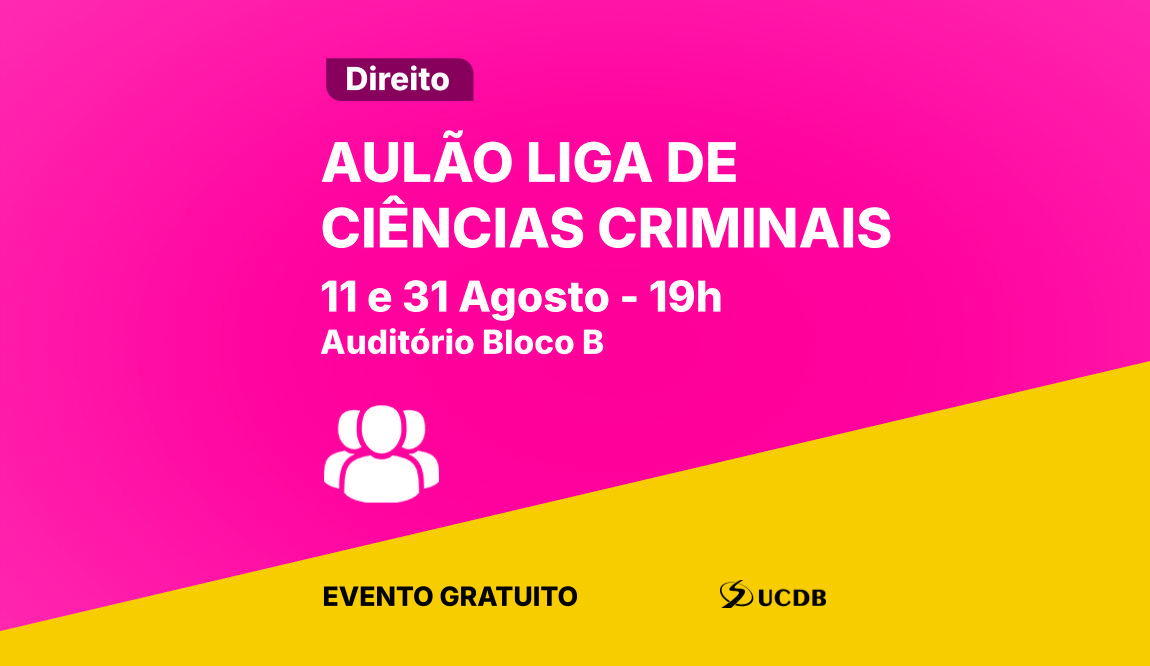 AULÃO LIGA DE CIÊNCIAS CRIMINAIS