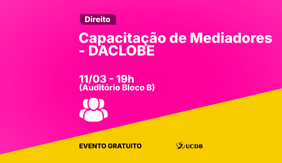 Capacitação de Mediadores - DACLOBE