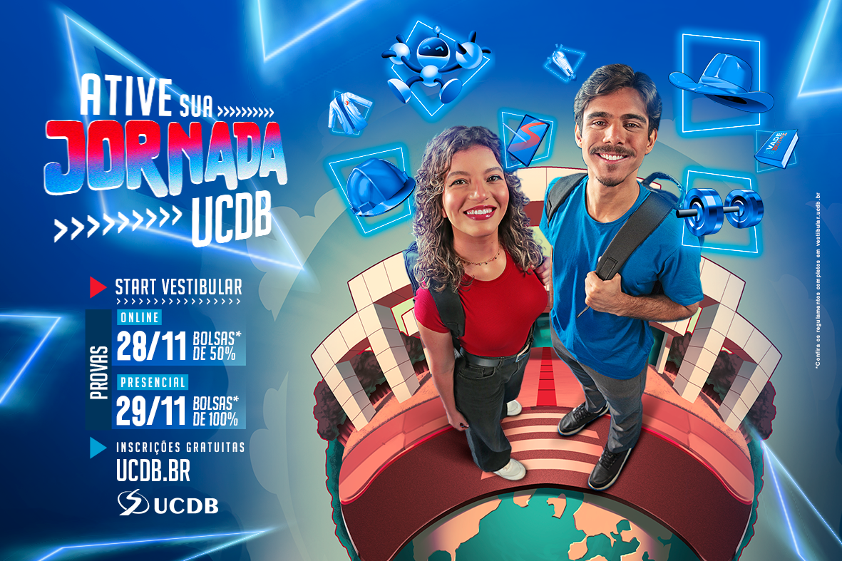 Últimos dias de inscrição para o Vestibular UCDB 2026 com bolsas de até 100%