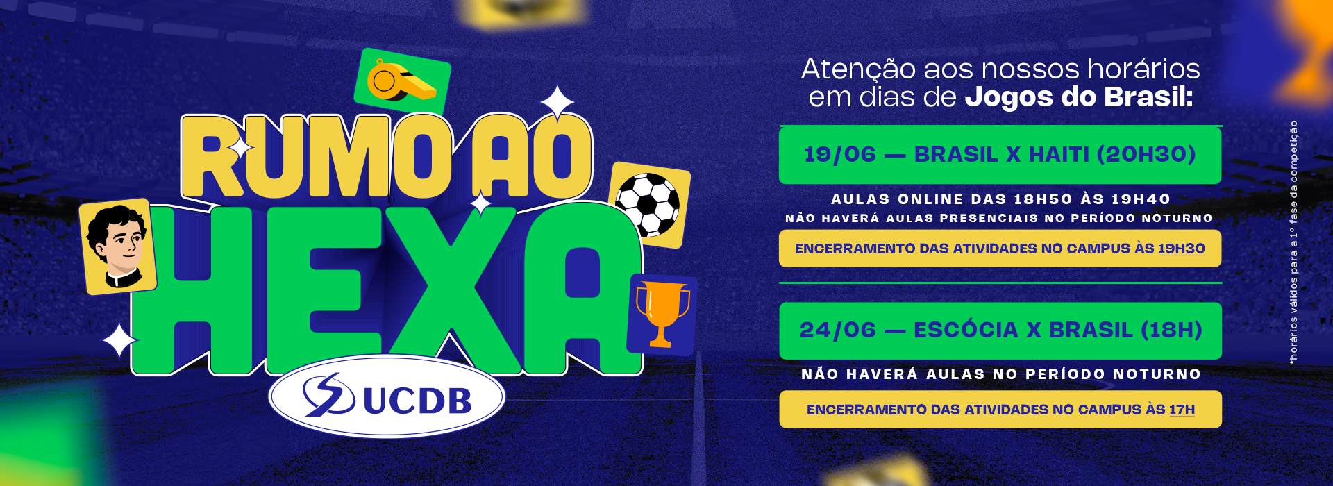 Horários Copa do Mundo