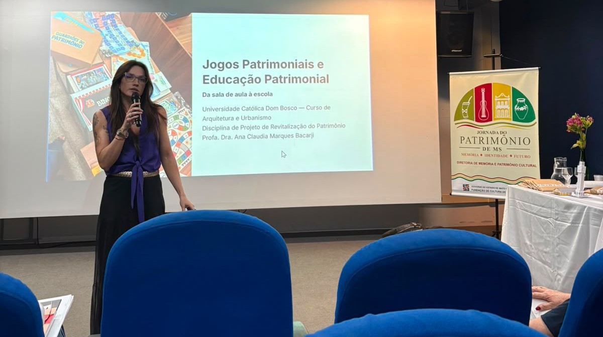 Docente da UCDB apresenta artigo durante Jornada do Patrimônio de MS