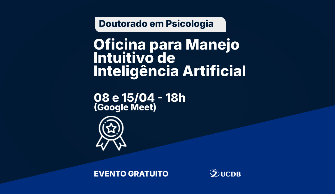 Oficina para Manejo Intuitivo de Inteligência Artificial